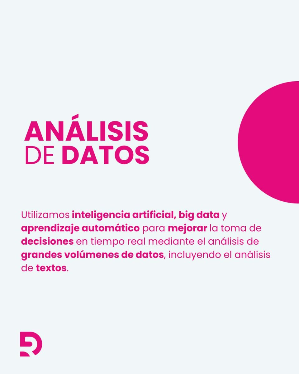 reputacion_dig's tweet image. En Reputación Digital, somos expertos en transformar grandes volúmenes de información en insights valiosos para tu negocio. 
Transforma los datos en éxito con nuestros servicios de #dataanalysis y #ReputacionDigital.
