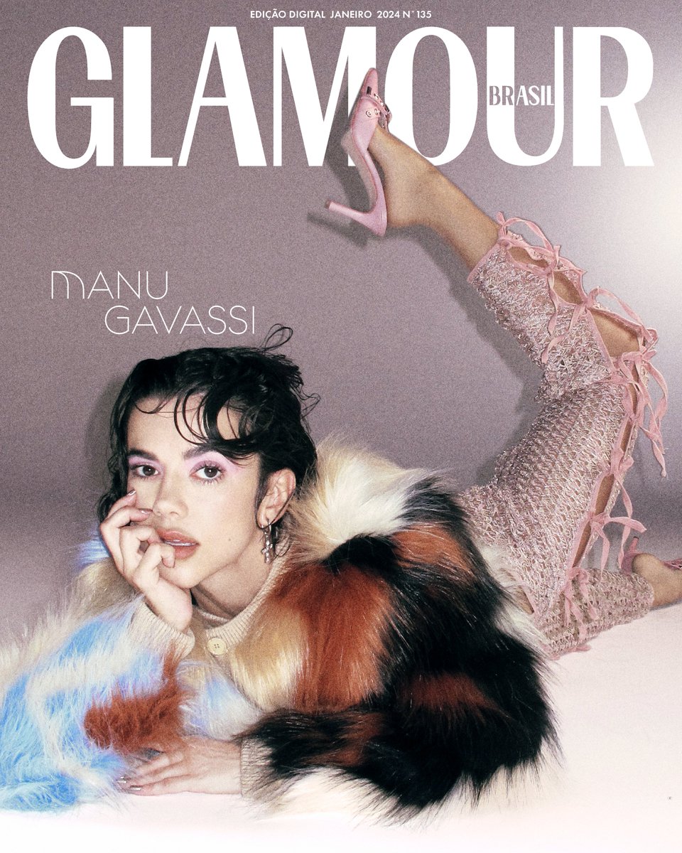 GlamourBR's tweet photo. Abram alas para a nossa primeira capa de 2024, ela: @manugavassi! ❤️ https://t.co/DxhEgwdIEf https://t.co/g3h7mpKd7z