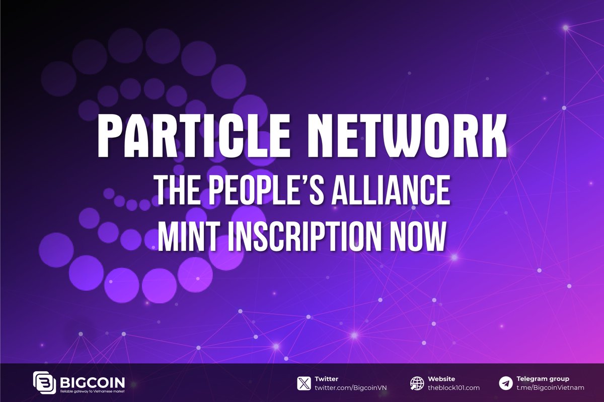 SimonTran1111's tweet photo. 🚀 Hướng dẫn tham gia mint Inscription thông qua ví @ParticleNtwrk  trên #Linea 🪂

Bài viết bao gồm:
- Invite Code
- Các bước tóm gọn
- Thời gian mint
- Hướng dẫn sở hữu Inscription Cards để mint.

Các bước tóm gọn 
Tạo ví  Particle => nhập code => join discord => thực hiện task kiếm point trên website dự án => đổi point lấy Inscription Cards => dùng inscription card để mint.

Thông tin mint inscription:
Thời gian: 2h00 PM UTC
People’s Alliance Ticker: $ALLY
Chain mint: Linea
Link tham gia: https://t.co/NkBM43Ej8t

Điều kiện tham gia:
I, Invite code:
@BigcoinVN tự hào support The People’s Alliance để phát hành code sử dụng không giới hạn, tức nhiều ae có thể sử dụng cùng mã code này, ae cứ lấy nhập thoải mái đừng lo có người dùng rồi nhé:

5BNHPQ
RD0PZ8
RRPGSJ
BRYQA8
LQYTJQ
TIQ37E
XTAZBM
XPIJYM
FGFMUU
L1I0O1

II, Làm cách nào để tham gia mint ?
Sử dụng Inscription Card để mint Inscription.
- Mỗi  Inscription Card chỉ được đúc Inscription 1 lần, nhưng có thể đúc nhiều loại mã Inscription khác nhau.

How to Guide https://t.co/Uxvhoo1yUp

III, Làm sao sở hữu Inscription Cards:
1, Xác minh tư cách thành viên
- Basic Member: Xác minh tư cách thành viên tham gia Discord và Twitter sẽ nhận được 1 số lượng Inscription Cards.
- OG community member: Xác minh bạn đã sỡ hữu OG NFT/Token của giao thức cũng sẽ nhận được 1 số lượng Inscription Cards.

2, Quy đổi Point
- Thông qua quy đổi point trên nền tảng để rút thưởng may mắn có cơ hội nhận được Inscription cards thông thường và Gasless Inscription cards.
Cách kiếm point: Mời bạn bè cùng tham gia.
IV, Inscription cards đặc biệt:
- Có 3 loại Inscription cards đặc biệt như sau:
+ Gasless Inscription Card: Cho phép user mint không tốn phí.
+ Unlimited Inscription Card: Cho phép mint Inscription không giới hạn, nhưng vẫn sẽ tốn phí gas.

Gasless Inscription Card: sẽ nhận được thông qua lucky draw (rút thương may mắn)
Unlimited Inscription Card: sẽ nhận được khi mời tối thiểu 10 người mới tham gia.

#JoinTheAlliance