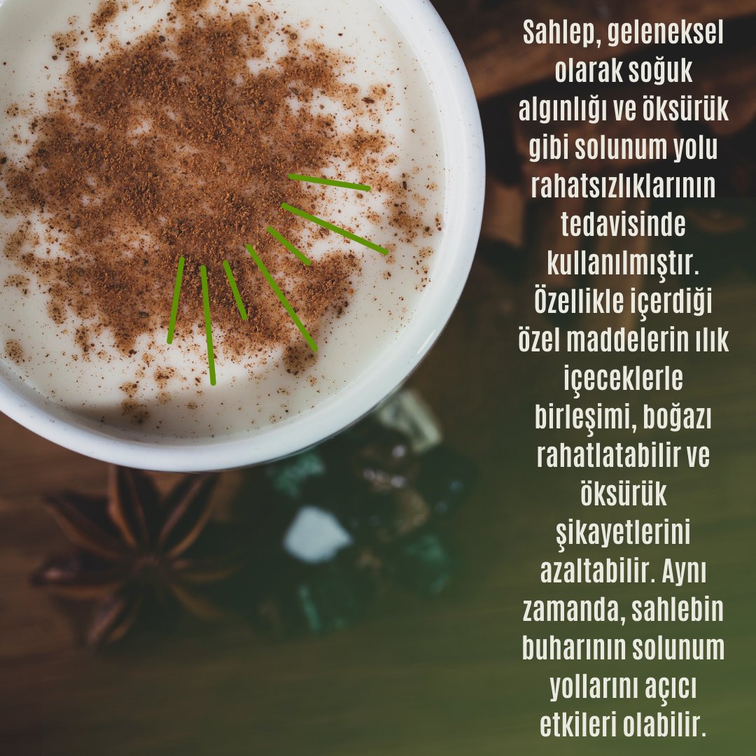 yesilsokakcom's tweet photo. Sahlebin faydaları nelerdir ?
#sahlep #öksürük #soğukalgınlığı https://t.co/ggME3X4PoB
