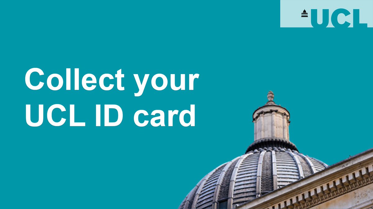 Starting at UCL in January 2024? Head to Bloomsbury or UCL East campuses and collect your ID card. Find out more: ucl.ac.uk/students/new-s…