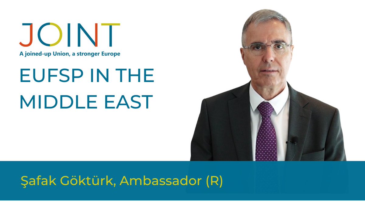 📽️ JOINT video featuring Ambassador Şafak Göktürk, who discusses the situation in the #MiddleEast, addressing #crises and cooperation between the #EU and #Turkey. 👇 youtu.be/t3XUbIhrCUo