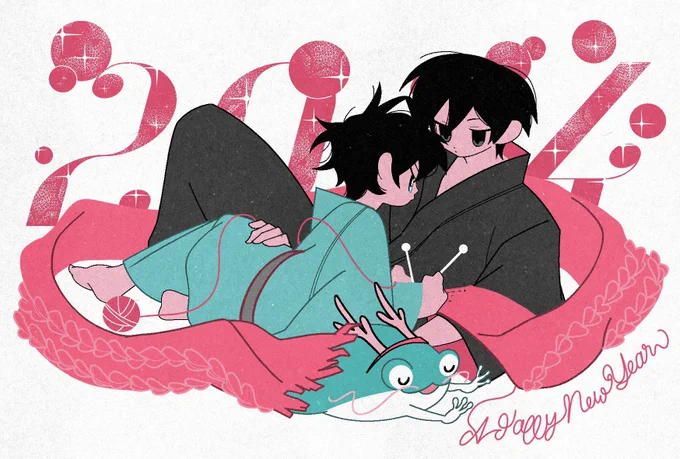 龍を織る(川玉) 