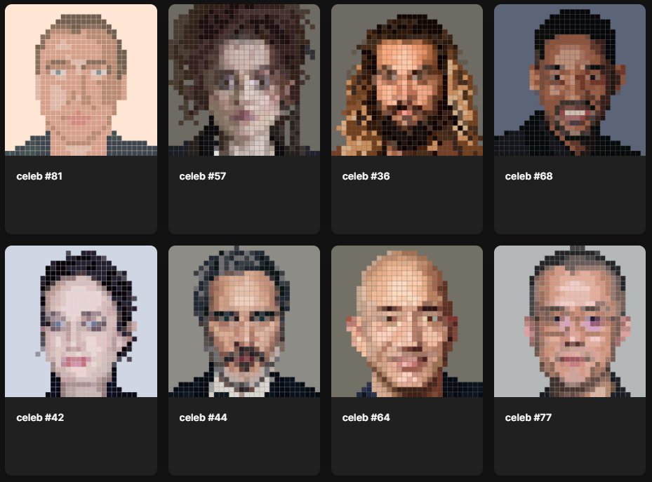It's time to move my #81pixelcelebs collection to a new one. 

I will be asking all owners for individual help

BTW, I am announcing a small event

The first 8 people who purchase an NFT from the collection from the secondary market will receive another celeb for free

#NFT