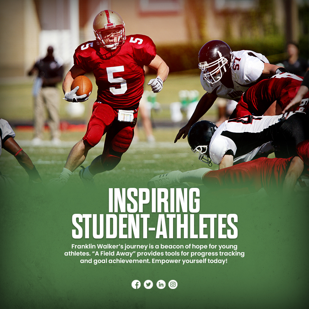 Inspiring Student-Athletes

Get Your Copy Today At | bit.ly/3R6w6cY

#Franklinwalker #PassionForAchievement #SuccessIsEarned #ChaseYourGoals #BelieveInYourSuccess #AthleticDetermination #MindsetForTriumph #DreamBigAchieveBig #AthleticSuccessStory #ConquerTheField