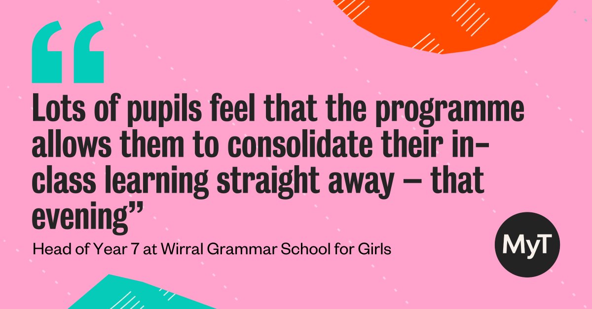 MyTutor's tweet image. Looking for help consolidating your pupils&apos; classroom learning? #MyTutor is here to help. 

Our school partner, Wirral Grammar School for Girls, is using MyTutor to support their fantastic teachers in school with tailored #OnlineTutoring at home. Get in touch to find out more!