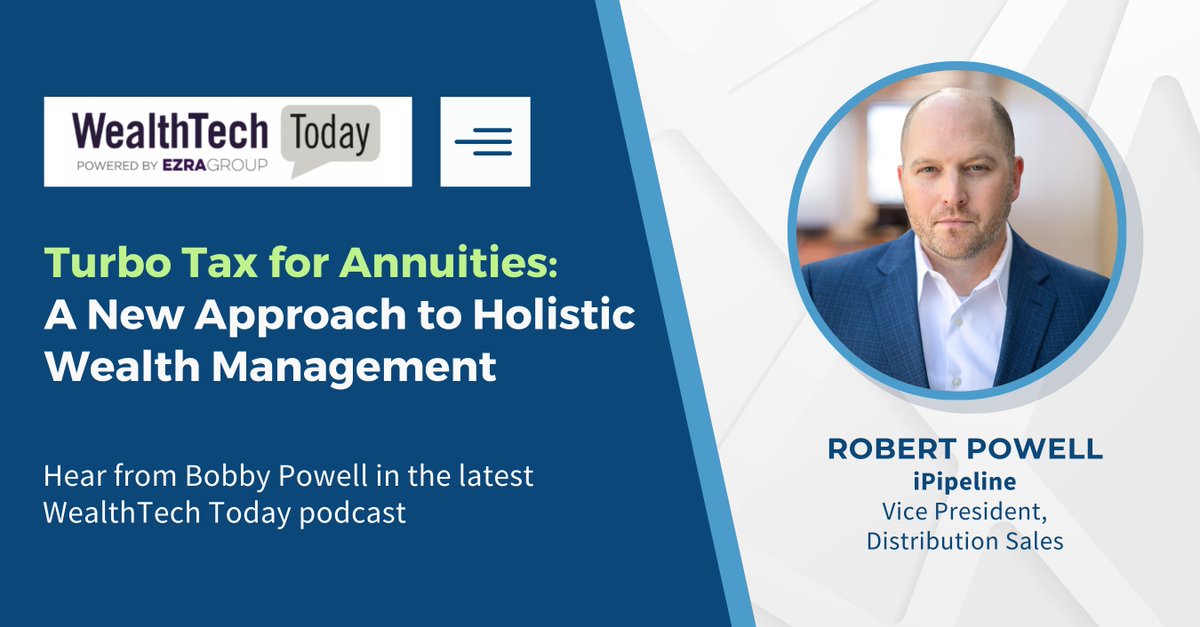 Listen in as Robert Powell, VP of Distribution Sales, chats with @craigiskowitz of the WealthTech Today podcast to discuss hot topics in the wealth management space.

Listen here: hubs.li/Q02fbBlj0

#wealthtech #annuities #brokerdealers #esignature