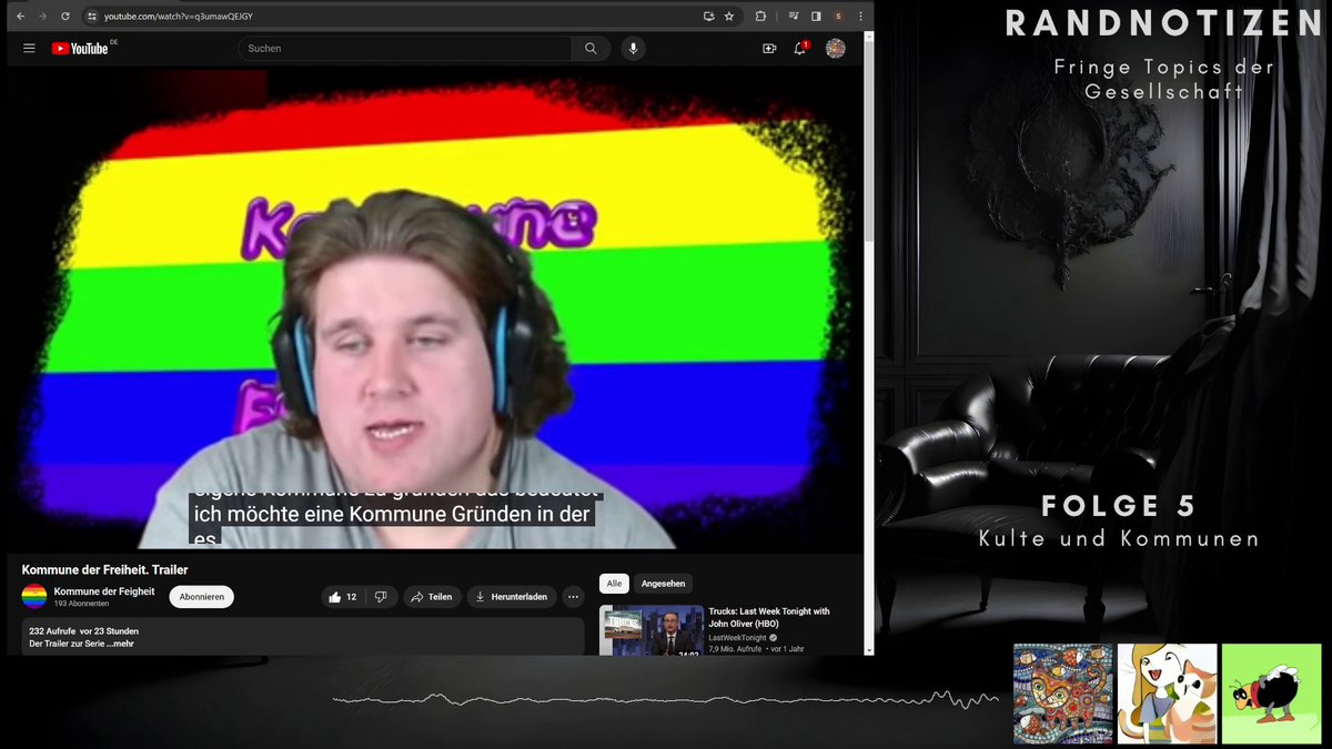 speergruesse's tweet photo. Oha, da ist die Folge schon fertig! #Randnotizen (x #Drachenlord) Folge 5: Kulte und Kommunen:
📺➡️https://t.co/RIftKgnaFk
Viel Spaß beim Anhören! https://t.co/5xoqLgdjRd