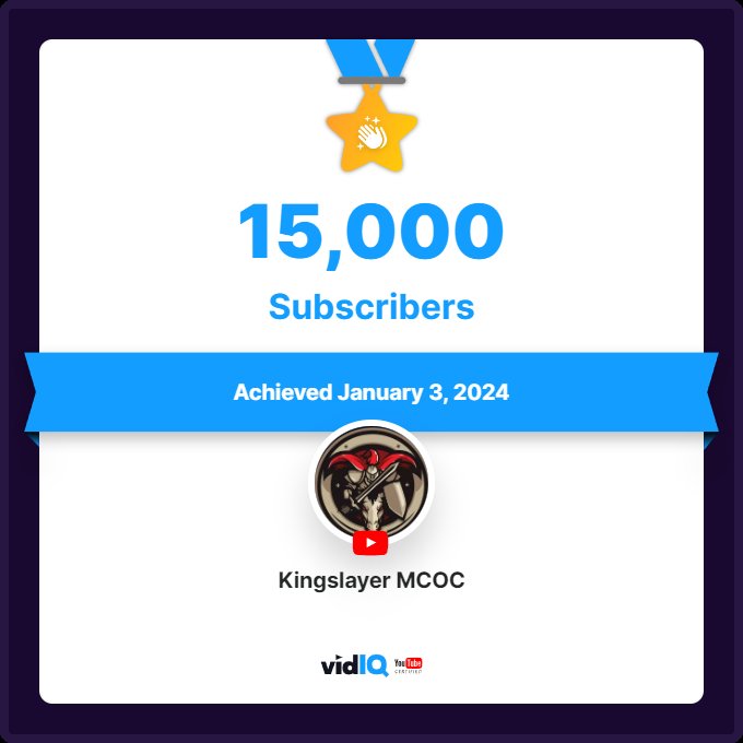 Kingslayer MCOC tweet media