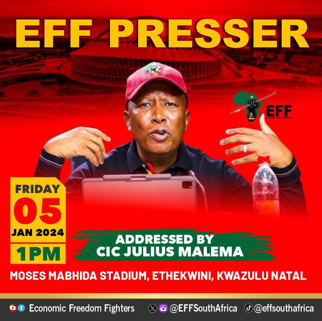 eff_67's tweet photo. We are pulling the trigger for the warning shot tomorrow. #2024IsOur1994
#EFFManifestoLaunch
#FillUpMosesMabida https://t.co/B1vafbI3co