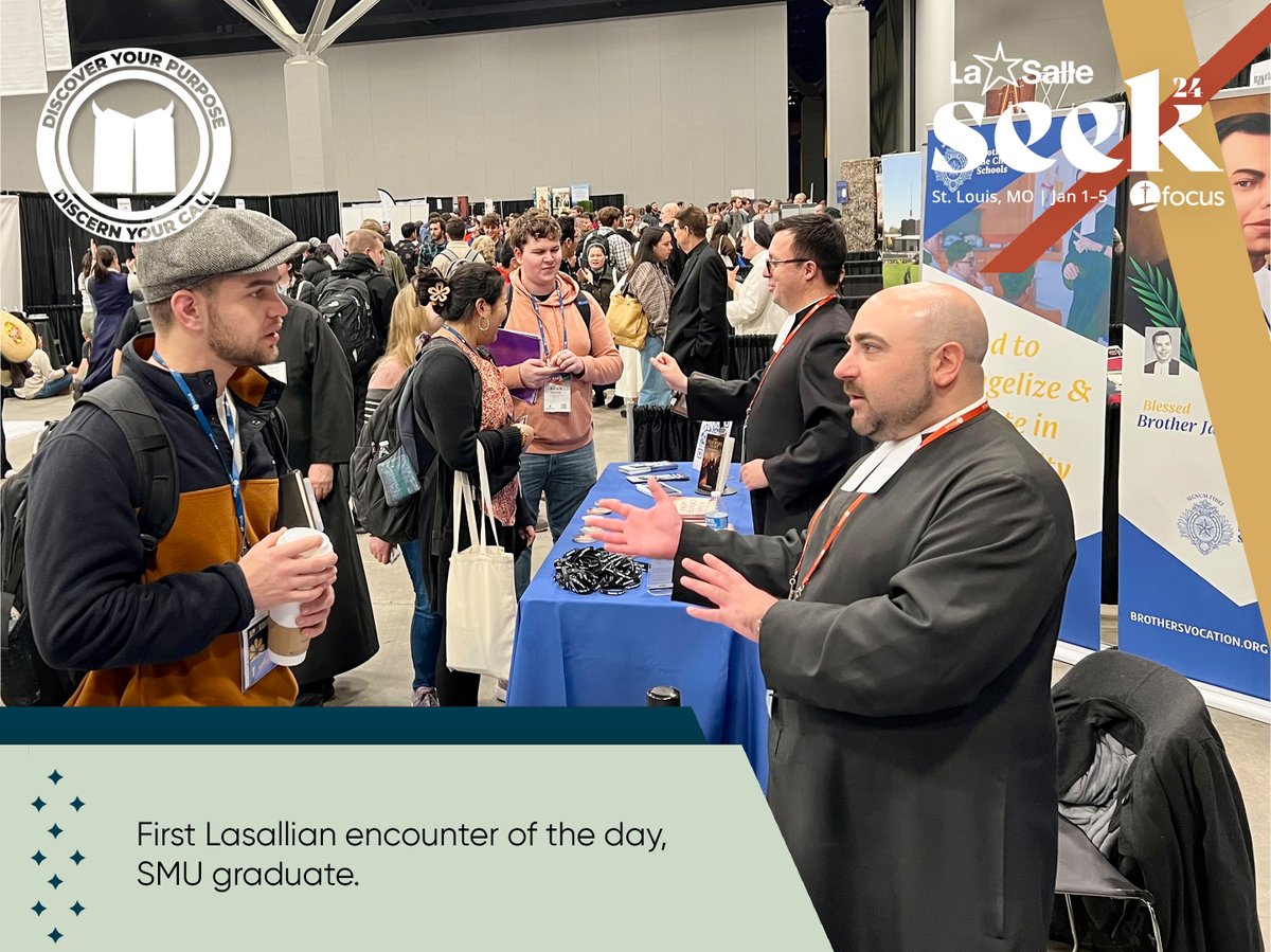 DiscerningBro's tweet image. Thriving on the spirit of Day 3 at #SEEK24! Today brought us incredible moments, including meaningful connections with Lasallians, enriching our journey. Join the experience as we continue to deepen our relationship with God and one another. 🌟 #FaithConnections #InspiredJourney