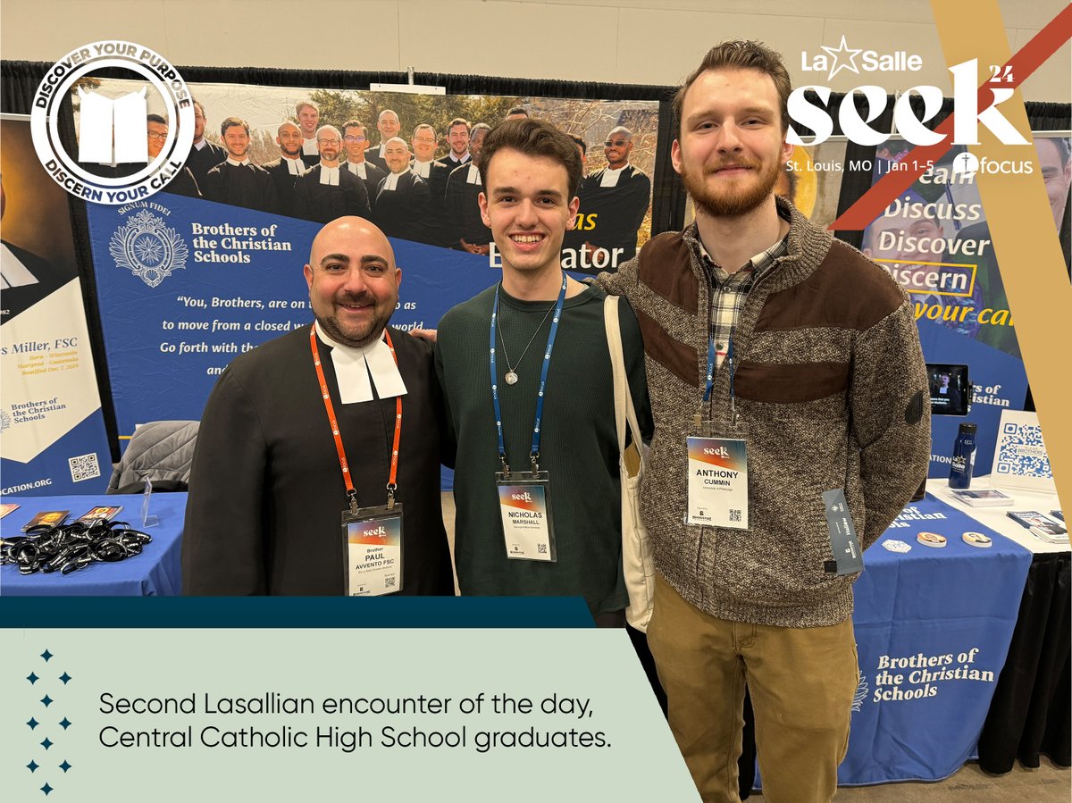 DiscerningBro's tweet image. Thriving on the spirit of Day 3 at #SEEK24! Today brought us incredible moments, including meaningful connections with Lasallians, enriching our journey. Join the experience as we continue to deepen our relationship with God and one another. 🌟 #FaithConnections #InspiredJourney