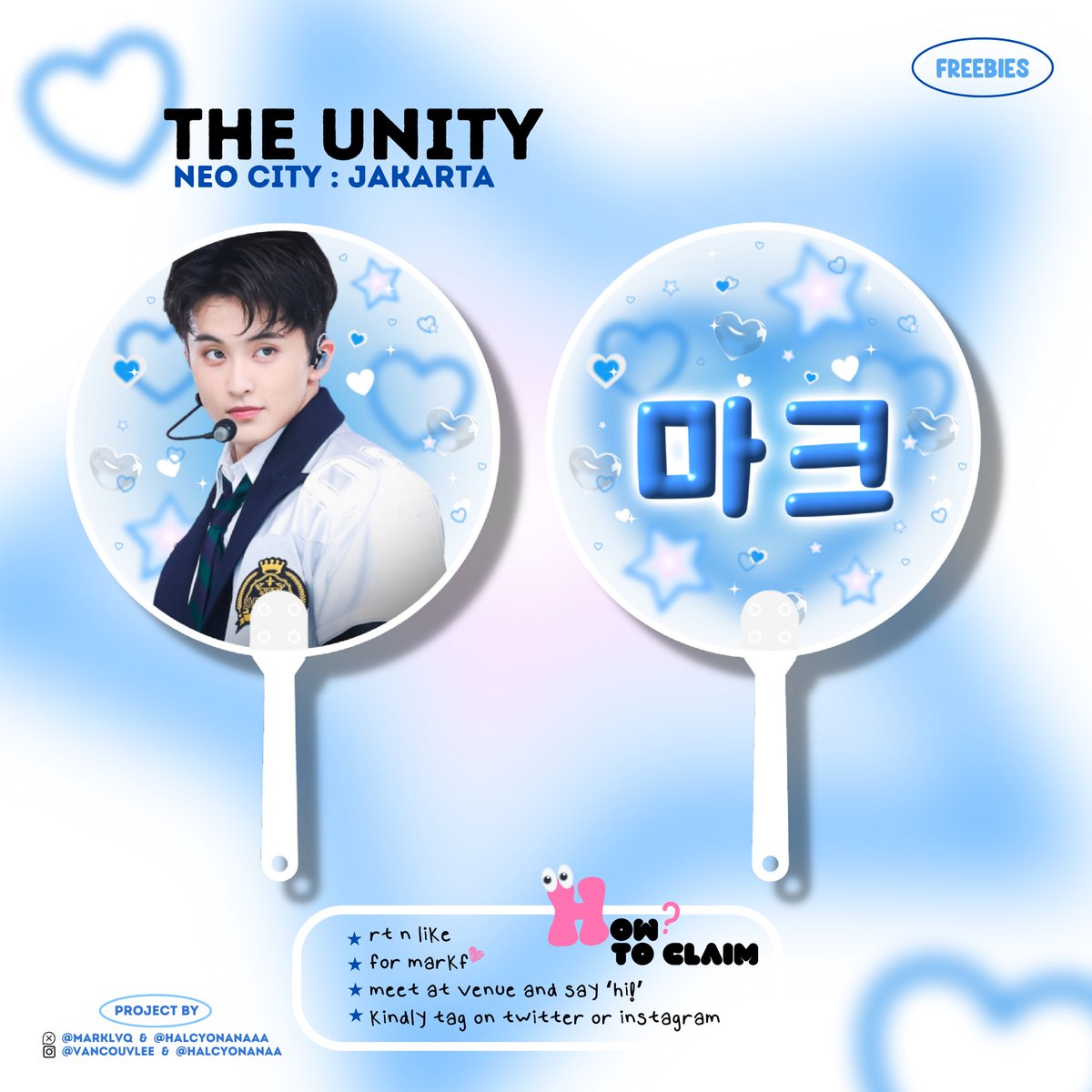 [rt &amp; likes are vv appreciated]

— neo city : the unity in jakarta freebies for markf♡
by @marklvq n @halcyonanaaa 

🗓 14 jan, day 2
📍 indonesia arena [spot and time will be updated]

limited qty, see you!♡
#MARKLEE #THEUNITYINJAKARTA #NCT127InJKT