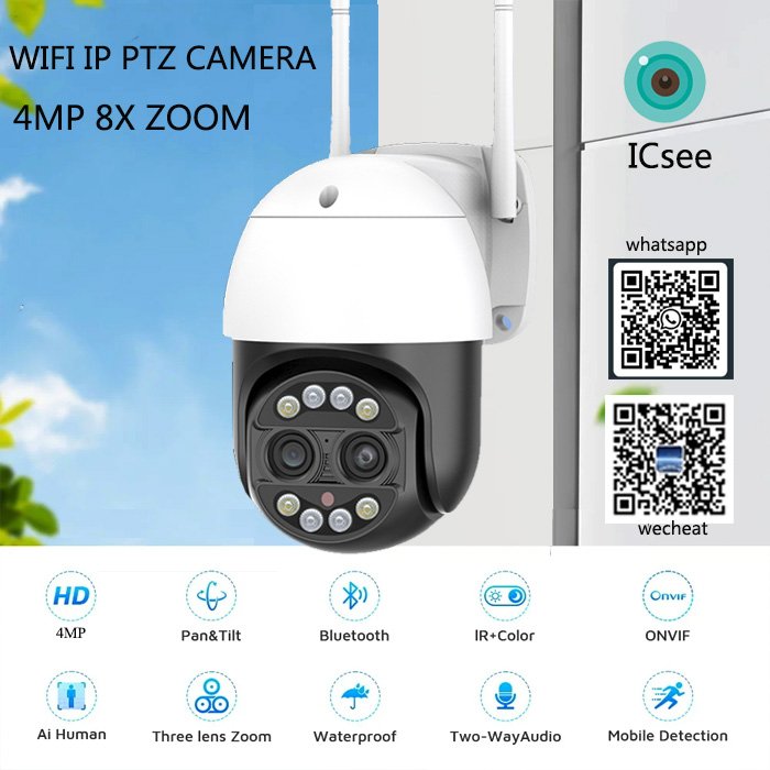 8X ZOOM wifi PTZ Camera ,OEM available