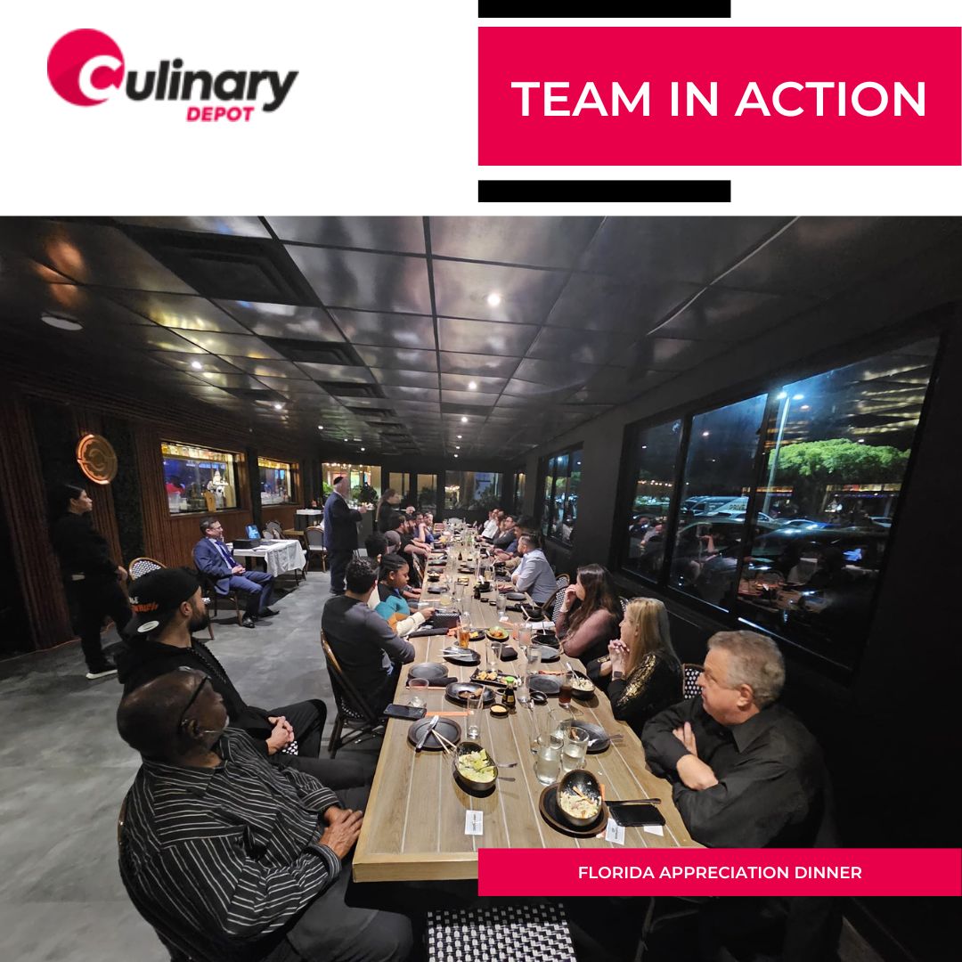 culinarydepot's tweet photo. Core Values Appreciation Dinner - Florida

We treated our hard-working Florida team to a beautiful Core Values Appreciation Dinner.

It was inspiring to see their respect for each other and their passion to help our customers be successful - both personally and professionally. https://t.co/f5YbZnp1mH