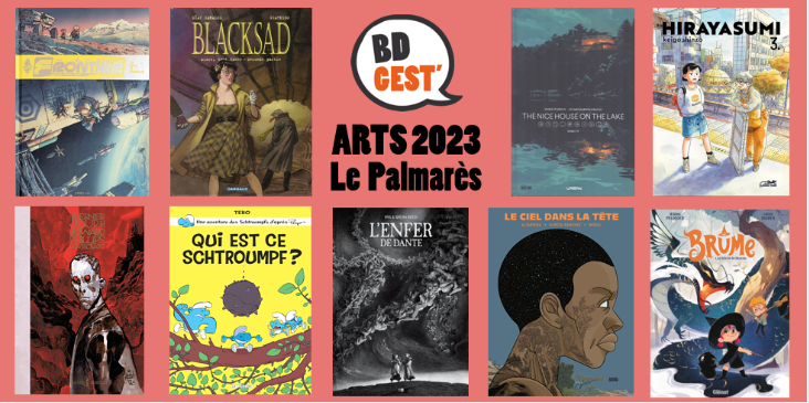 GianatiL's tweet photo. Le palmarès complet des BDGest'Arts 2023 https://t.co/mnhMkJru1w @BDGest @ruedesevresBD @EditionsDargaud @UrbanComics @lezardnoir @404editions @galeriemaghen @EDITIONSDENOEL @GlenatBD @LeLombard https://t.co/JvezfW1kTx