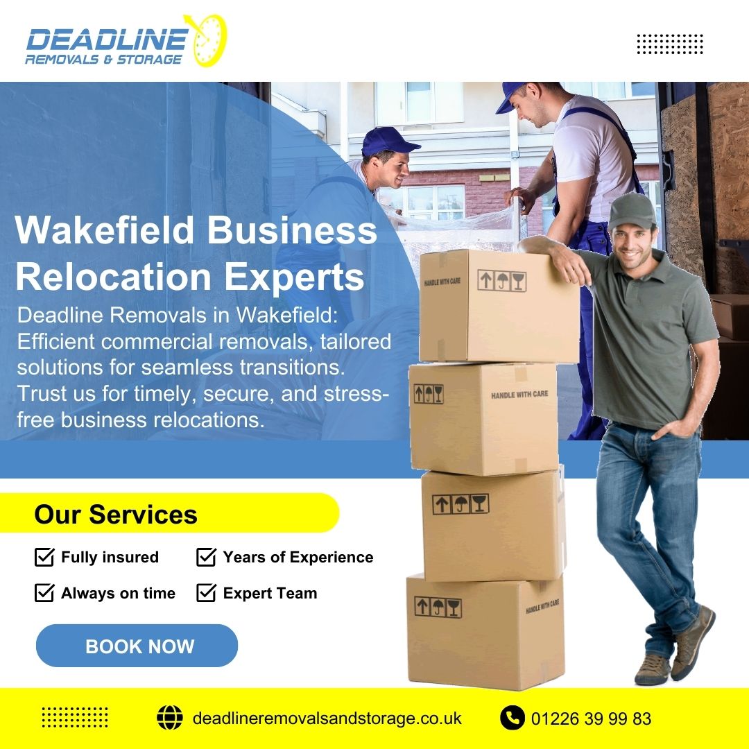 Experience hassle-free business moves with Wakefield's top relocation experts! Trust us for a secure, timely, and efficient transition.
#businessmoving
#commercialremovals
#movingservicesinwakefield
#removalexperts