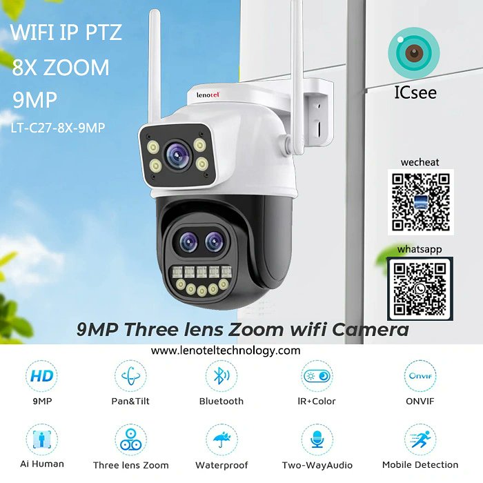Icsee 8X ZOOM wifi IP Camera