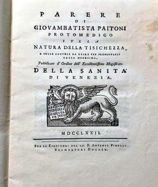 alberto_sanavia's tweet photo. #6febbraio 1703, #Venezia: nasce il futuro medico Giovanni Battista #Paitoni. Fu tra i primi ad avere relazioni internazionali con gli Uffici di Sanità che chiedevano informazioni sulle misure sanitarie della Repubblica. Morirà l’#8dicembre 1788 di polmonite https://t.co/PH67zuthir