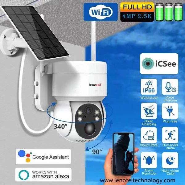 Solar Power wifi IP Camera