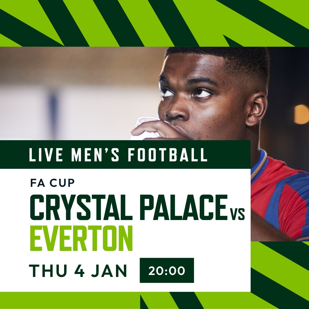 GK_FHTadley's tweet photo. Come and join us for the first of this weeks FA Cup fixtures as Crystal Palace take on Everton. https://t.co/i3jBUgoT3V