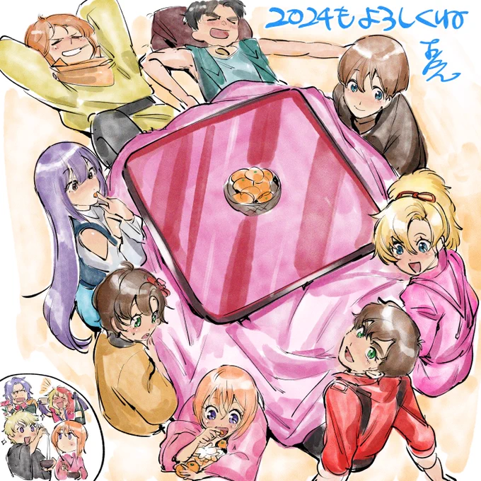 今年は落書きいっぱい描くぞ～