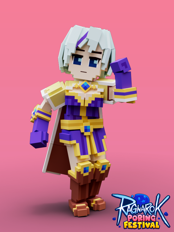 <Ragnarok Poring Festival>
character design
-Wizard class
<a href="/TheSandboxGame/">The Sandbox</a>
#VoxelArt #voxel #Voxedit #NFT #3Dartist
