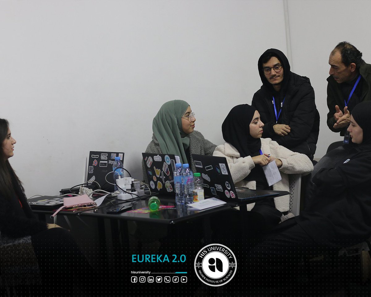 HISUniversity's tweet photo. #Eurêka2.0 💡

سعدنا باستضافة النادي SOLEIL HEC ومشاركة طلبتنا يومي 22 و 23 ديسمبر في الطبعة الثانية من Eurêka 🤩

مسابقة جمعت بين فرق من طلبة عدة جامعات، محاضرات، و تدريبات لمساعدتهم على حل تحدي حقيقي متعلق بالتجارة الإلكترونية تواجهه المؤسسات 💻

#hisuniversity #eureka2 #hack https://t.co/o00JenecMv