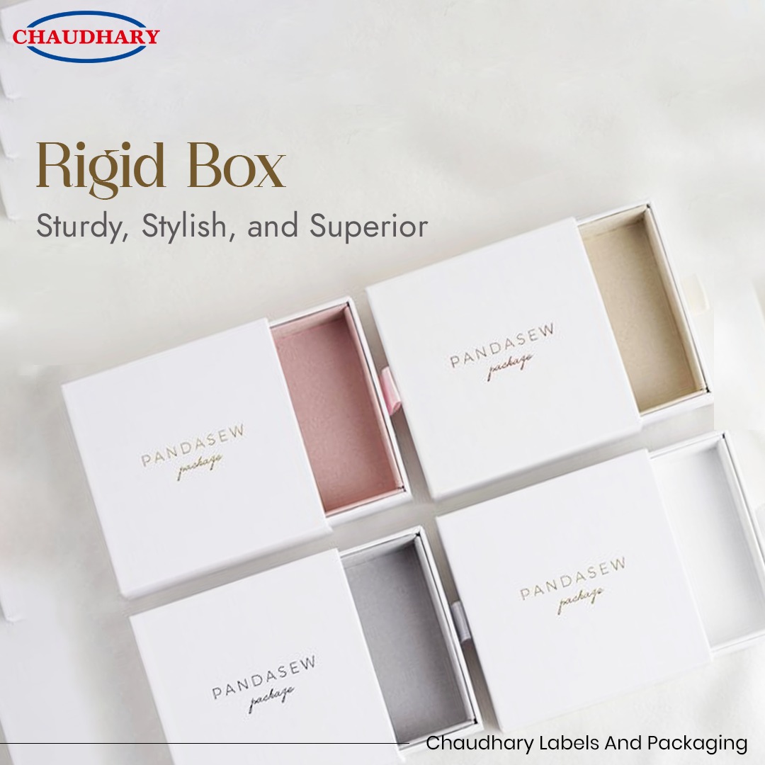 Transform How You Store and Present! Discover the difference with our Rigid Boxes - sturdy, stylish, and simply superior. Ideal for gifts, keepsakes, and more. Make the smart choice today!

#chaudharylabels #customprint #rigidboxes #labelprinting  #productpackaging