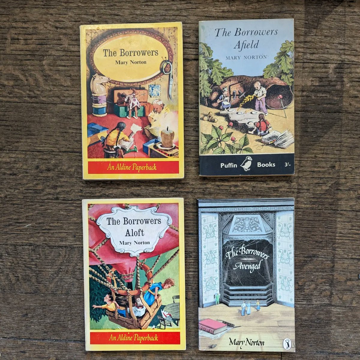 Miniature Characters in Children's Books: The Borrowers. Written by Mary Norton, the first book in the series was published in 1952. #MiniatureCharacters #miniaturecharactersinchildrensbooks #TheBorrowers #InStroud #bookshop #ChildrensFiction #childrensbooks #childrensfantasy