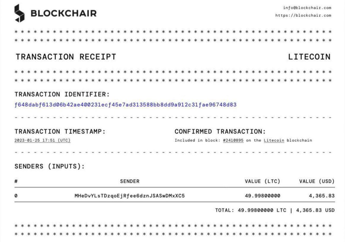 geradold21's tweet photo. Another amazing review from our client from (!)
Morocco
• Wallet balance: 49.9 LTC ~
$4365.83
• Wallet age: 3 years
• Altitude Address: https://t.co/og12k3BYDf
transaction/ f648dabf613d06b42ae400231ecf45e7ad313588bb8dd9a
912c31fae96748d83

For purchase inquiries https://t.co/ZswHN4j8Rk

#Binance #Bitcoin #SOL #memecoins #ETH #Coinbase