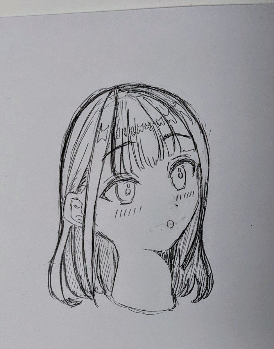 Nagi_5206's tweet photo. 落描き
#イラスト #アナログイラスト https://t.co/8xuu5zytEb