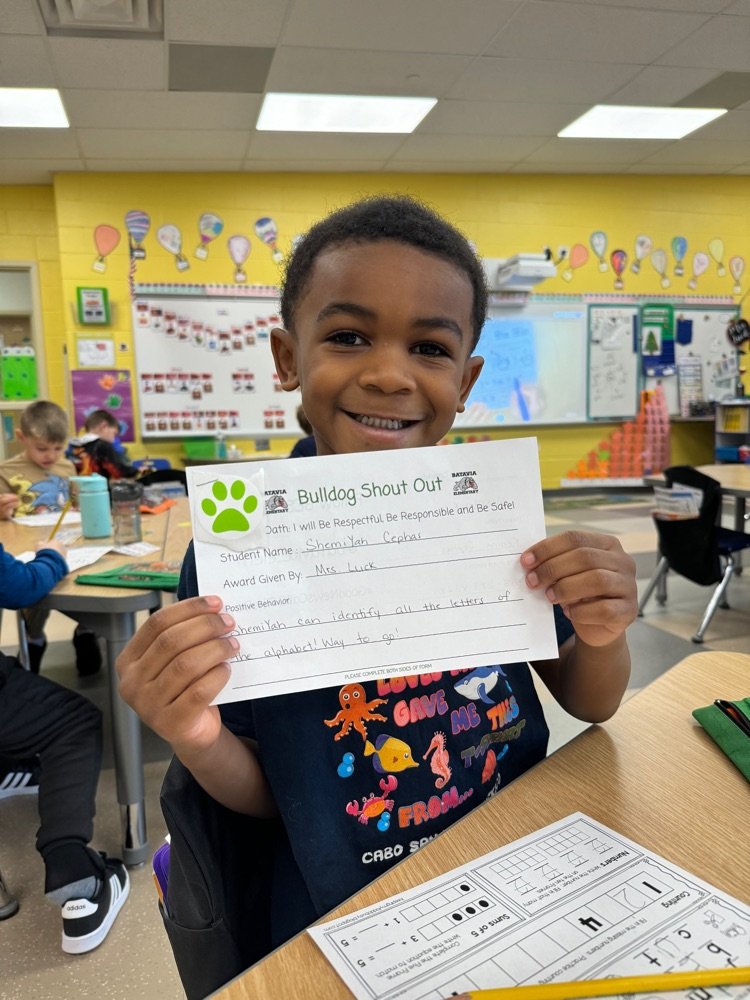 batavia_elem's tweet photo. #BulldogShoutOut #GoodNewsCallOfTheDay https://t.co/IJdQ4ucIJ2