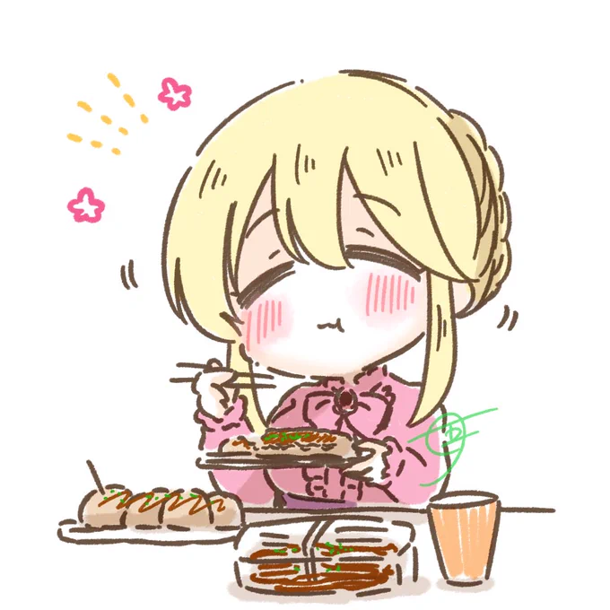 クラリスさん、めっちゃ食べる(食に関係する)アイドルだったすき… 