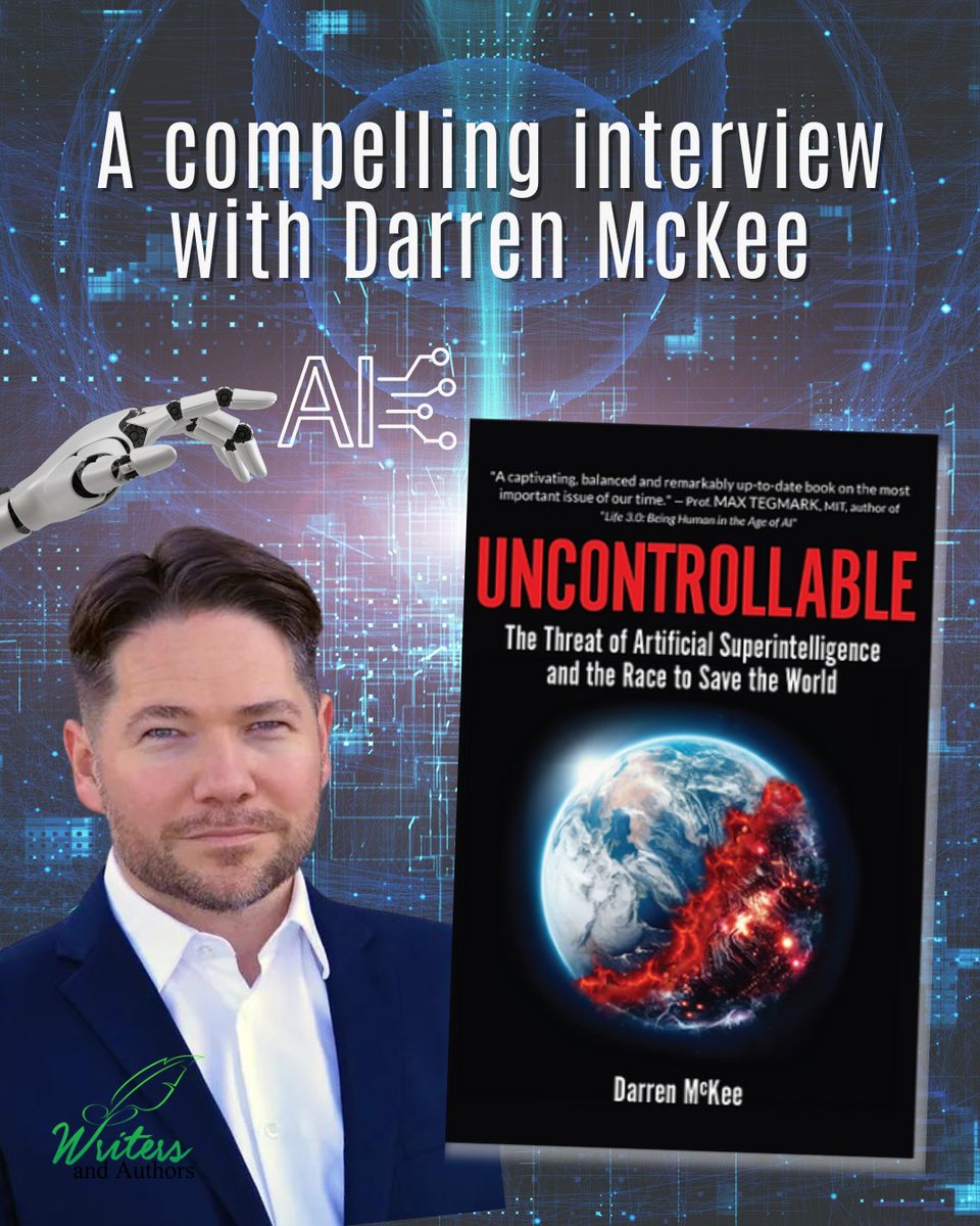 WritersnAuthors's tweet image. Dive into the realms of Artificial Intelligence with Darren McKee in a compelling interview! 🤖 Explore the transformative power and potential pitfalls of AI, gaining actionable insights for a safer future.

#aiexploration #techdiscussion #artificialintelligence #safertech