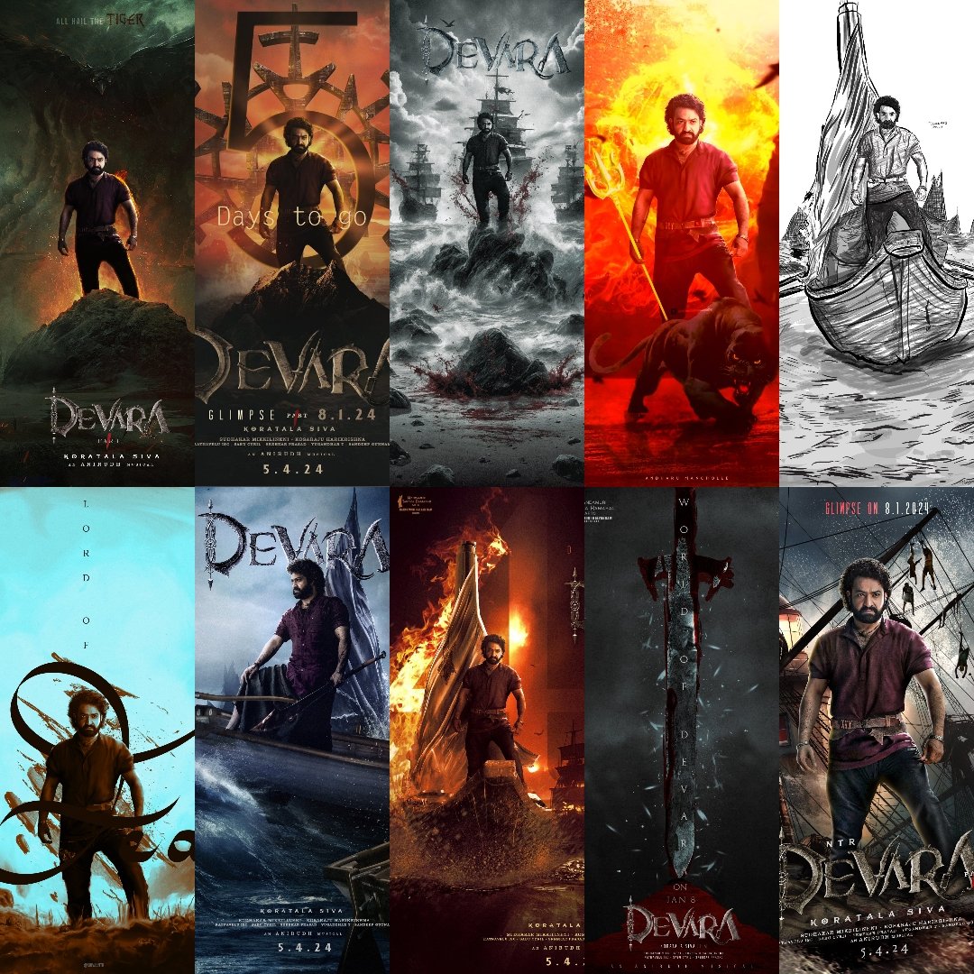 TigerNTRFans's tweet image. Editors 💥💥🥵🥵 
4 Days to Go #DevaraGlimpse 
#DevaraGlimpseOnJan8th