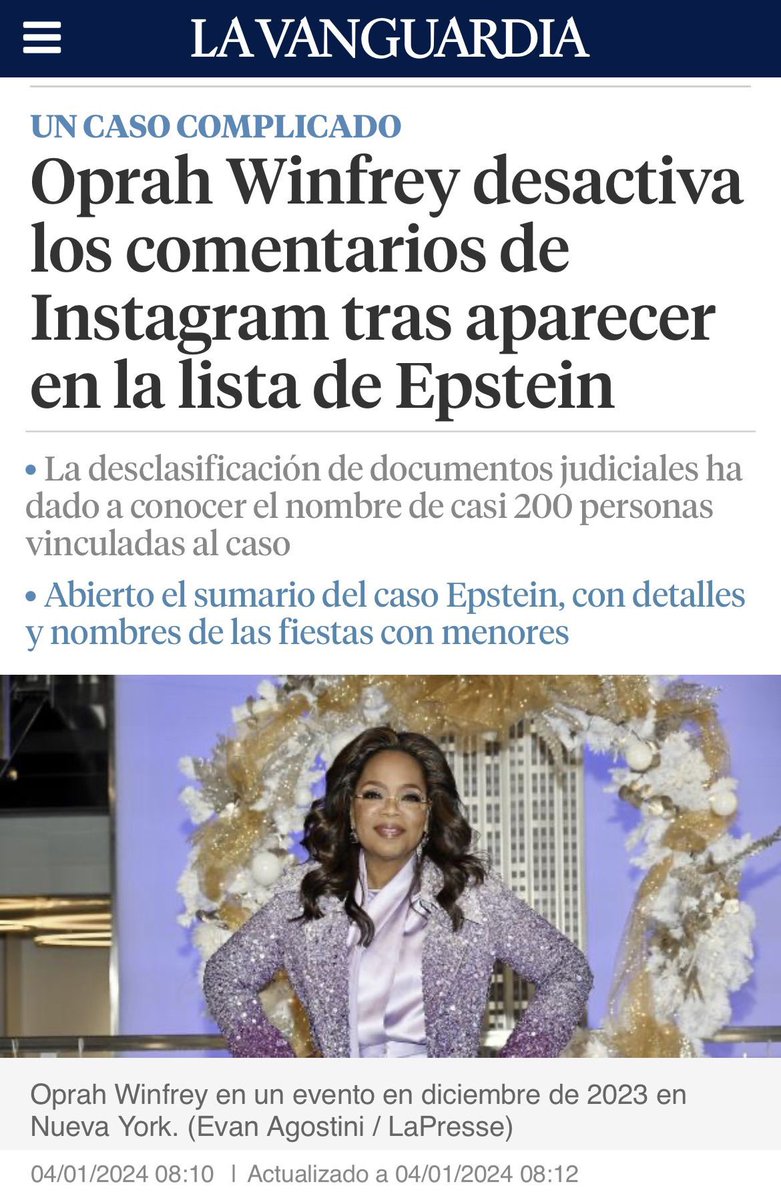 JacksleyArchive's tweet photo. 🚨 INOCENTE! Michael Jackson e Oprah Winfrey foram citados nos documentos do caso Jeffrey Epstein, onde ELA foi listada como cliente enquanto Michael nunca esteve na ilha usada para praticar os abus0s sexu4is. A testemunha afirma que ele NUNCA se envolveu com menores. https://t.co/Gyk9F0Z0wF