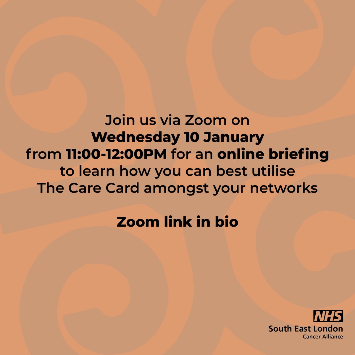 Join us for the launch of @NHS_SELCA's mission—increased screenings for leading cancers in black communities. 📅Sat 13 Jan @ 2pm 📍Morleys Department Store, SW9 8EH 🎟🔗️ eventbrite.co.uk/e/the-care-car… The Care Card Zoom Briefing 📅Wed 10 Jan @ 11am 🔗linktr.ee/thebrixtonproj…