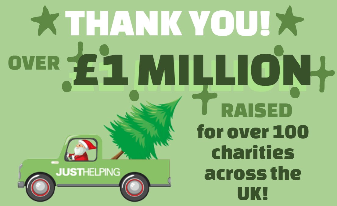_justhelping's tweet photo. 🌟 Celebrating £1M raised by our amazing community! 🎉 Join the festive eco-movement - register your tree NOW at https://t.co/CPEpKvR1DY🌍 Let's recycle, give back, and make a difference for 100+ UK charities! 🇬🇧💚 #TreeCycle #Justhelping #Charity #Fundraising 🎄✨ https://t.co/YBxLUNDGQj