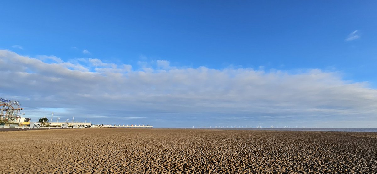 The joy of the unspoilt beach of Skegness #Lincolnshire  #LincolnshireCoast