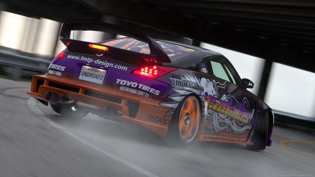 458killer's tweet image. 00年代スポコンっぽいやつ
痛車にするつもりなかったのに勝手になってた
#GT7Livery 
#NFSUG2
#lmtp