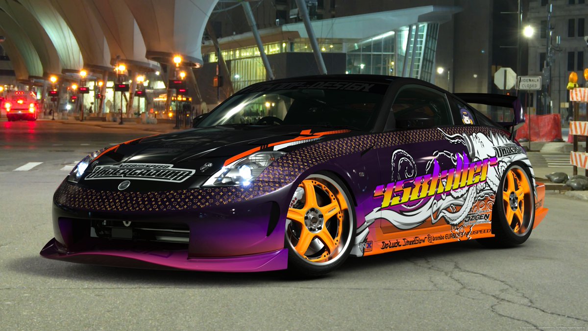 458killer's tweet image. 00年代スポコンっぽいやつ
痛車にするつもりなかったのに勝手になってた
#GT7Livery 
#NFSUG2
#lmtp