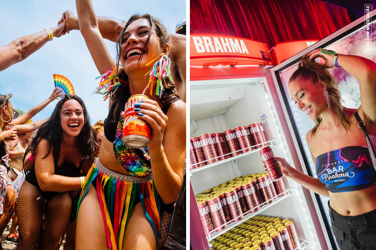 BrahmaCerveja's tweet photo. Eu te convido pra curtir carnaval juntinho de mim, onde você escolhe transbordar Brahmosidade?

No Bloquinho       //      No Camarote

#bebacommoderação https://t.co/u66DhtSktp