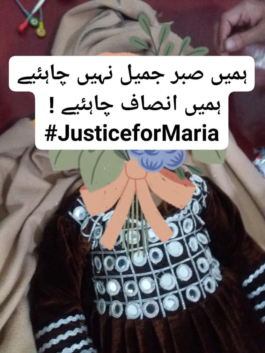 AmirYusafzai's tweet photo. ہمیں تسلی نہیں انصاف چاہیے

#justiceforMaria https://t.co/hggwEPNJGh