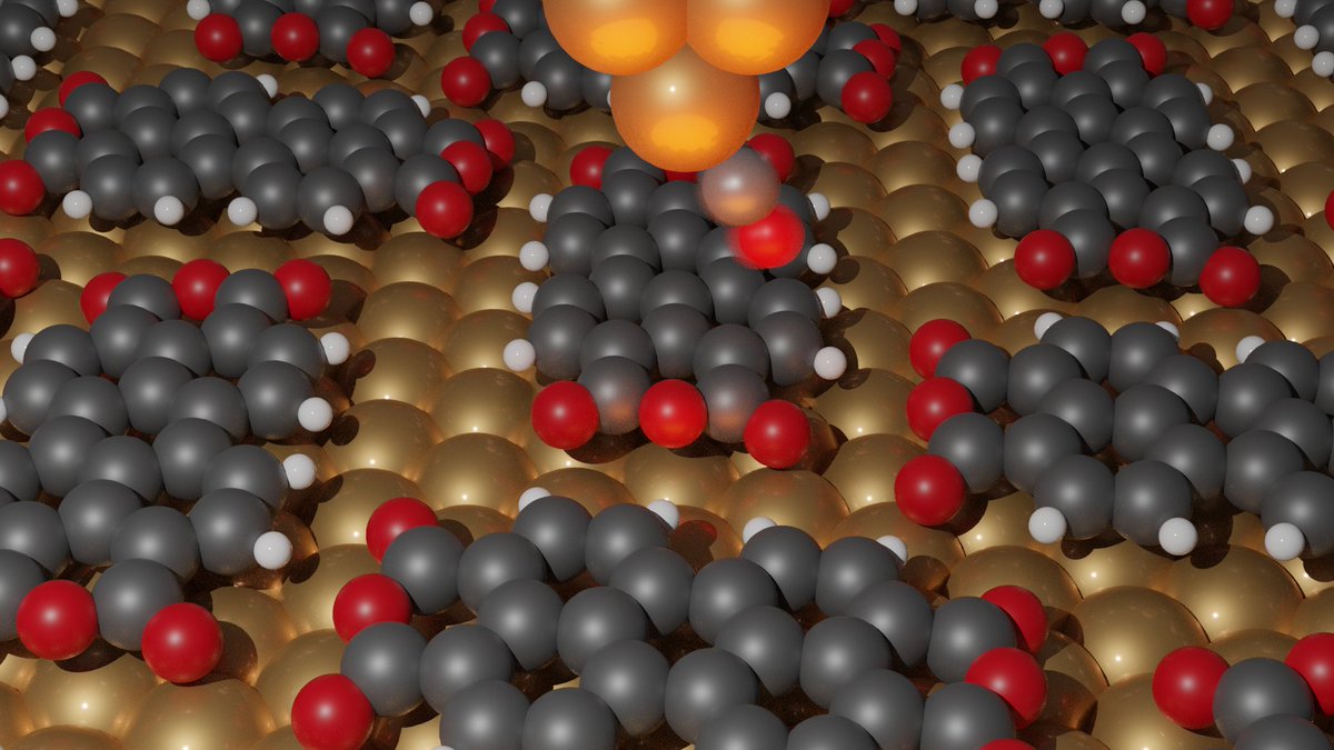 Our new publication explores the in-plane interactions of adsorbed molecules with lateral force microscopy. See doi.org/10.1073/pnas.2… to learn how we were able to directly image hydrogen atoms, which have long eluded direct measurement due to their small size.