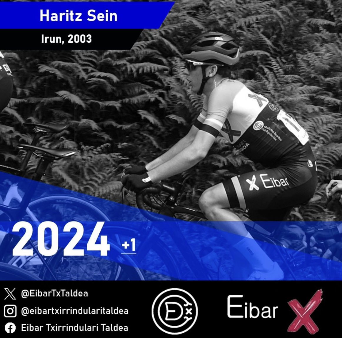 HARITZ SEIN (2003/🇪🇸/ÉIBAR🇪🇸) Hace tiempo hablé de él, no voy a descubrir su sensacional progresión, “salta a la vista”, reconozco que “de cara” a 2024 es de 1 🚴‍♀️🇪🇸 SUB-23 que➕ ilusiona, 1 chico que está creciendo a “fuego lento” y que acierta continuando en su “hábitat”, ÉIBAR.