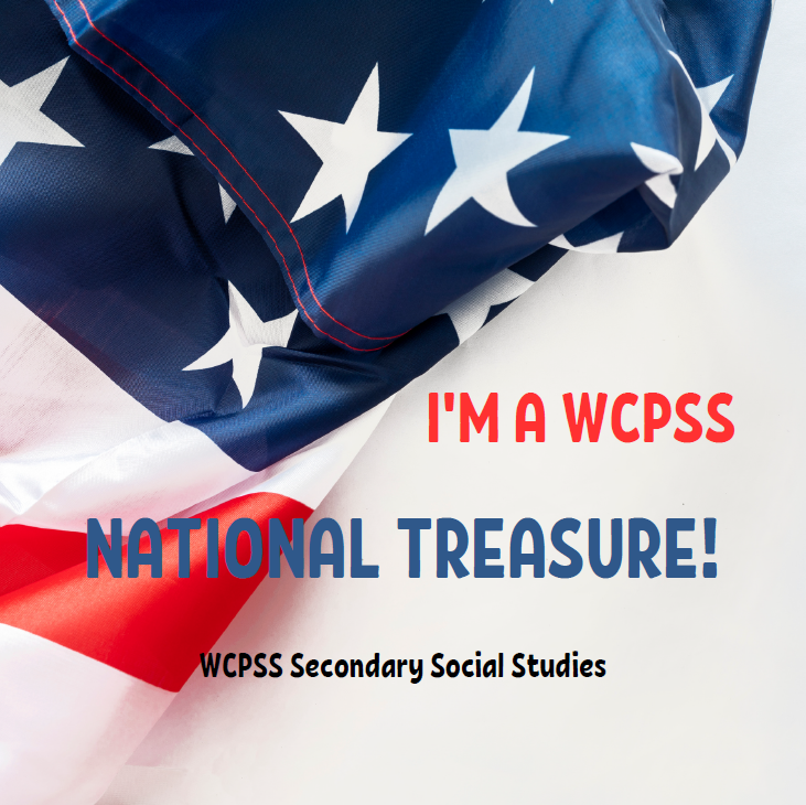 WCPSS_SS's tweet photo. January's Social Studies National Treasures are here! Congrats to Ms. Hall @SRMHSpride, Ms. Swanson @SalemMSWake , Mr. Boyer @PrincipalIMP , Ms. Speice @DDMSBuzz , and Mr. Kasse @RolesvilleMS @WCPSSTeam https://t.co/0zjmY85C0A