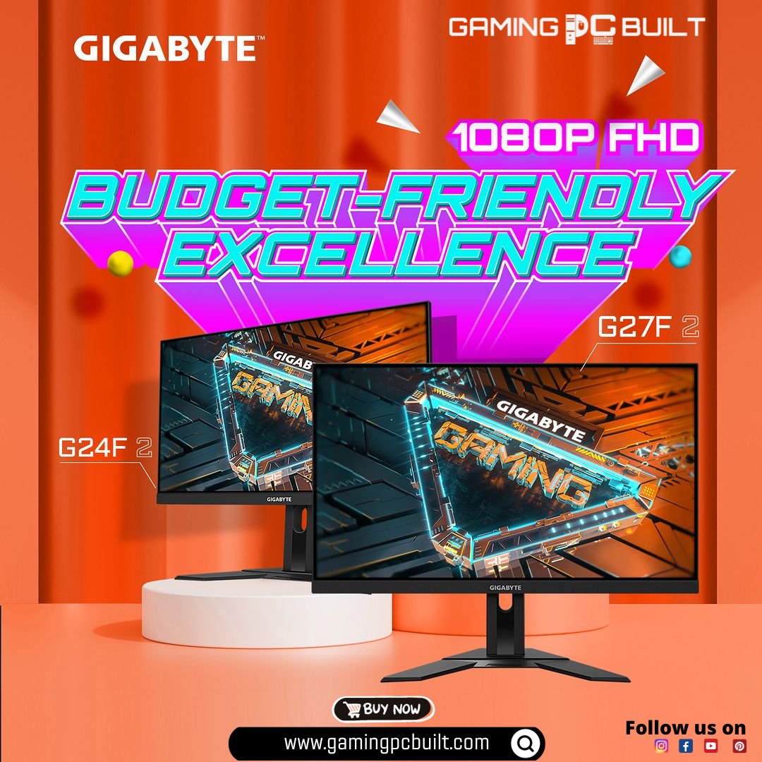 gamingpcbuilt's tweet photo. 💸Purchase now our new G24F 2 /G27F2 Gaming Monitor to experience:
💫GIGABYTE MONITOR HITLIST OF THE YEAR✨✨
#GamingPCBuilt #K25Computers #GamingPC # #GamingPC #Custompc #editingPC #gigabyte #ProductivityPC #Workstation #gaming #AORUS #GIGABYTE #G24F2 #G27F2 #Gamingmonitor https://t.co/HAUNoEIHR0