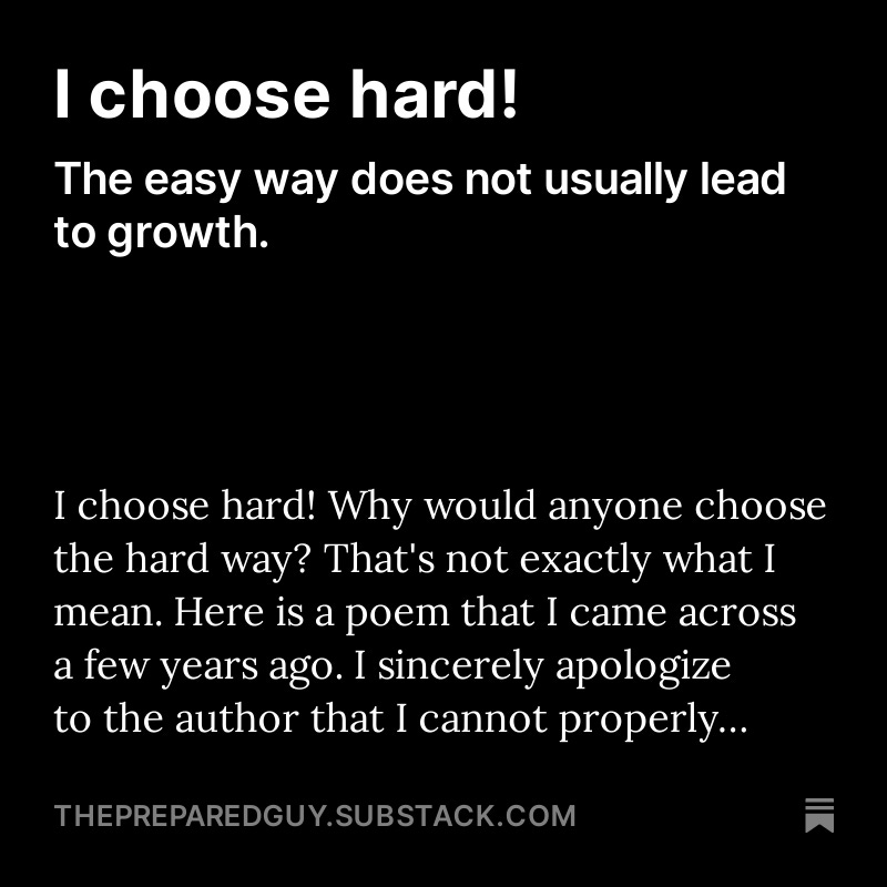 Thepreparedguy's tweet photo. Subscribe over on Substack.  I'm moving my 10 years of blogging over there. https://t.co/GrKx7IZzDU