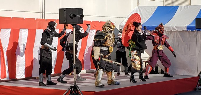 #サクライザー 
#桔梗屋 

元日午後に観覧させて頂きました。
魔玄饅頭まだまだ期待しております。 